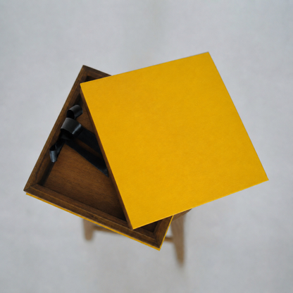Box Madeira com algodão