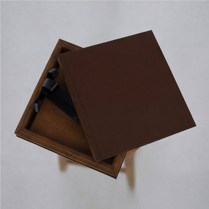 Box Madeira com algodão